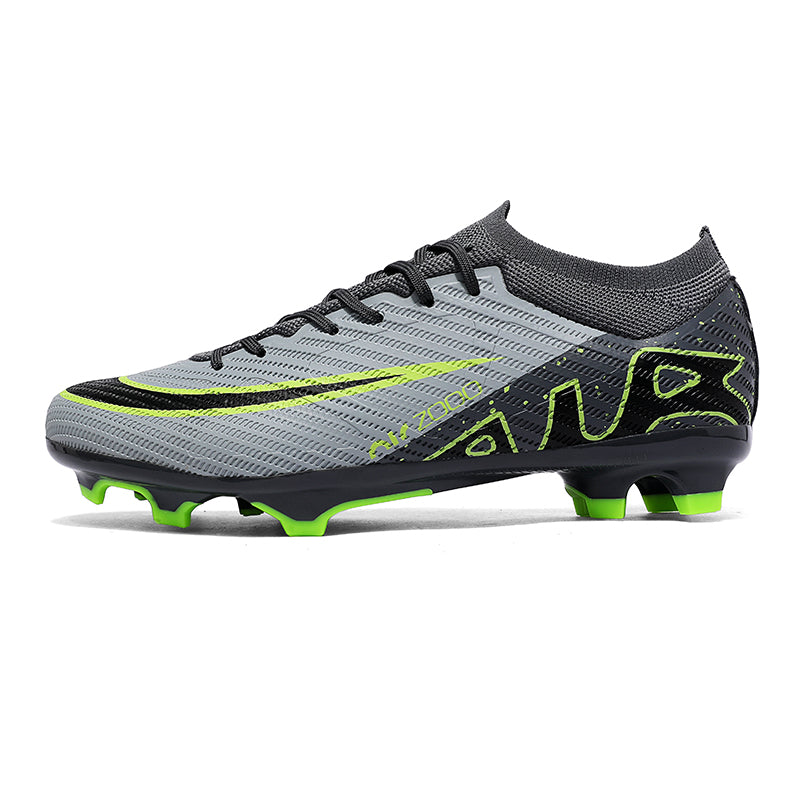  Air Z000 Soccer Cleats, Artificial Grass Football Boots, Breathable Knit High-Top Training Sneakers for Natural Grass-Yinzu-BD002