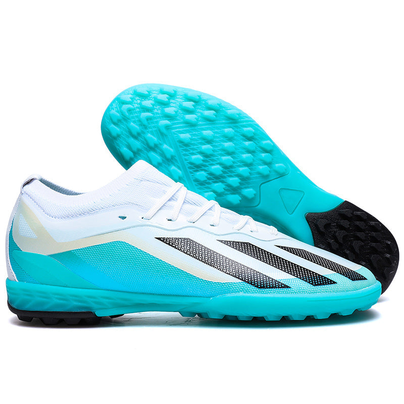 TF Turf Soccer Cleats, F50 Inspired Breathable Knit Football Shoes, Anti-Slip Athletic Training Sneakers for Artificial Turf-Hxh2310