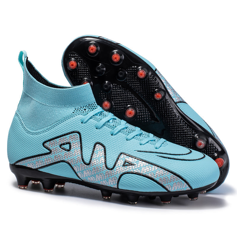 High-TopAG Soccer Cleats - Breathable Football Boots with Ankle Support ,Athletic Outdoor Competition Soccer Shoesfor Training & Matches-WEJIESS-CK15
