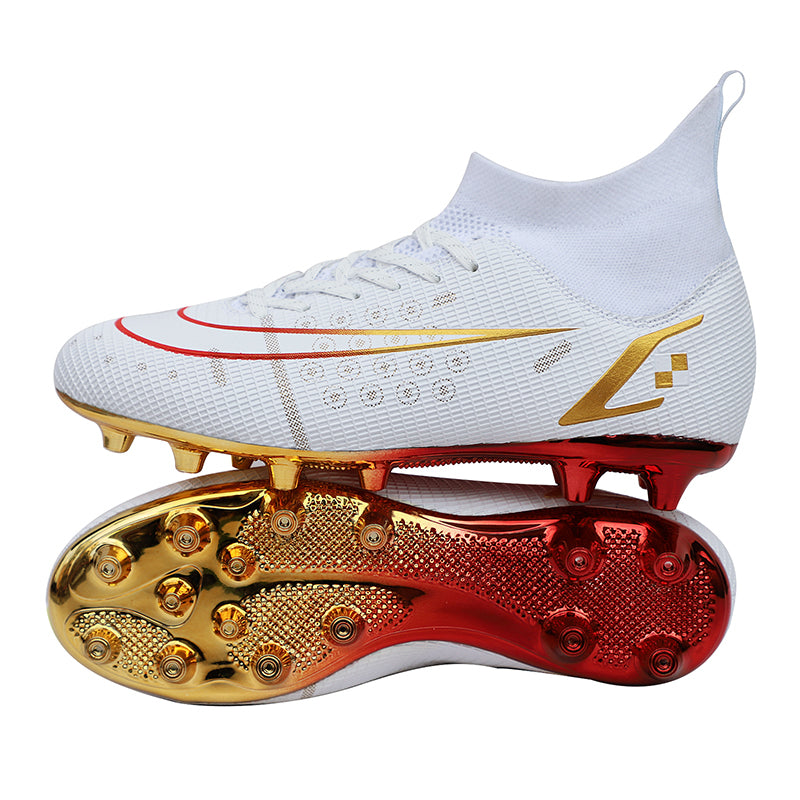 High-Top AG Soccer Cleats ¨C Professional Football Boots for Training & Match, Breathable & Non-Slip,Enhanced Ball Control Upper-WEJIESS2-09