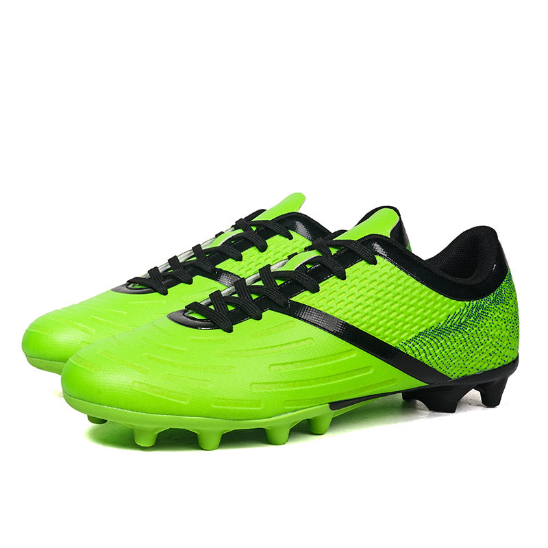 Youth & Adult AG Soccer Cleats, Breathable Embossed Synthetic Long Studs Football Boots, Outdoor Natural & Artificial Grass Training Soccer Shoes for Boys Girls Men,Women-zankexieye1686