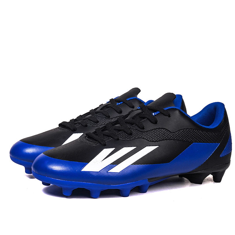 Youth & Adult AG Soccer Cleats, Lightweight Breathable Long Studs Football Shoes, Outdoor Artificial & Natural Grass Training Soccer Boots for Boys Men-zankexieye1687