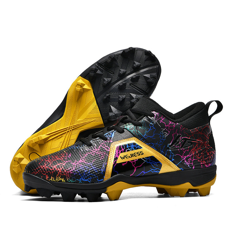 AG Soccer Cleats Professional Artificial Grass Football Boots AG Competition Athletic Football Shoes for Adults and Youth-WEJIESS-A001