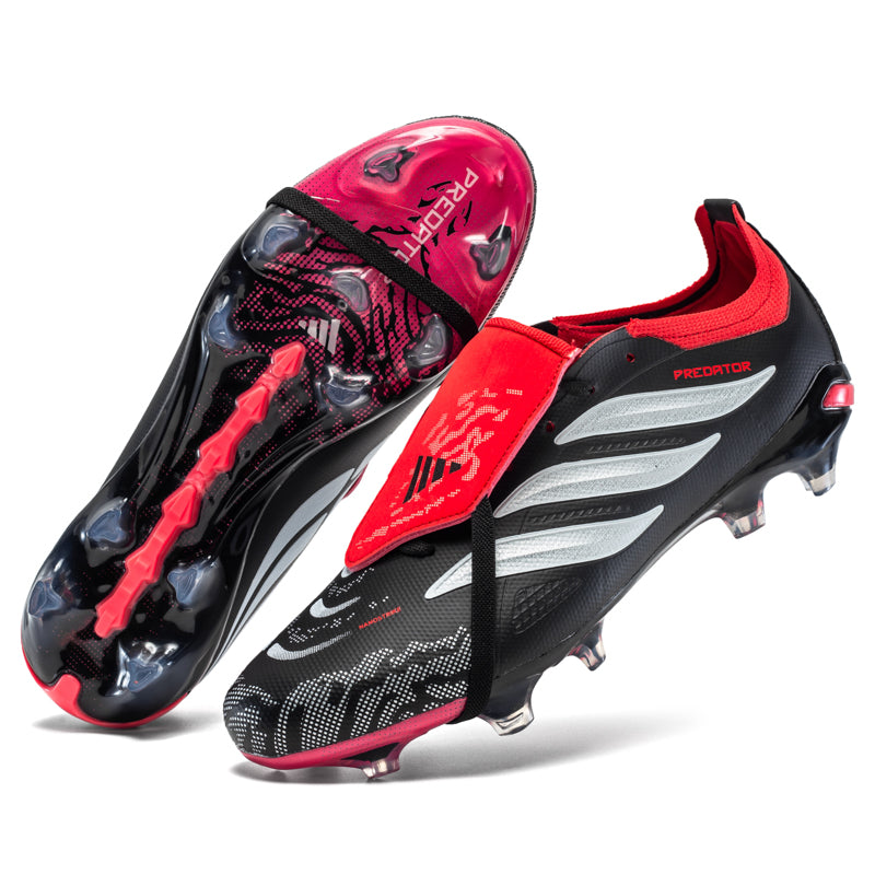  AG Artificial Grass Soccer Cleats, PREDATOR Style Breathable Football Shoes, Anti-Slip Football Boots for Synthetic Artificial-Hxh-X26-H