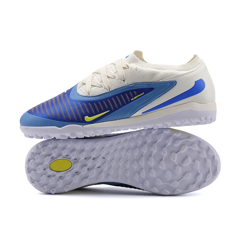 Low Knit Collar TF Turf Soccer Cleats, Lace-Up Vertical Rib M GRIPKNIT Synthetic Football Boots, Swoosh Logo Lightweight Training Athletic Shoes for Indoor Hard Courts & Short Artificial Turf-zusheng-A605