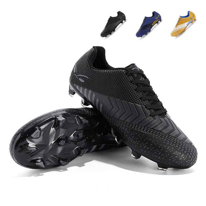 AG Soccer Cleats, Low‑Top Lace‑Up Artificial Grass Football Boots, Mesh Woven Upper with Embossed Grain, AG‑Stud Outdoor Soccer Shoes for Adult & Youth Artificial Turf Training & Competition, Multi‑Color Options-xile22037