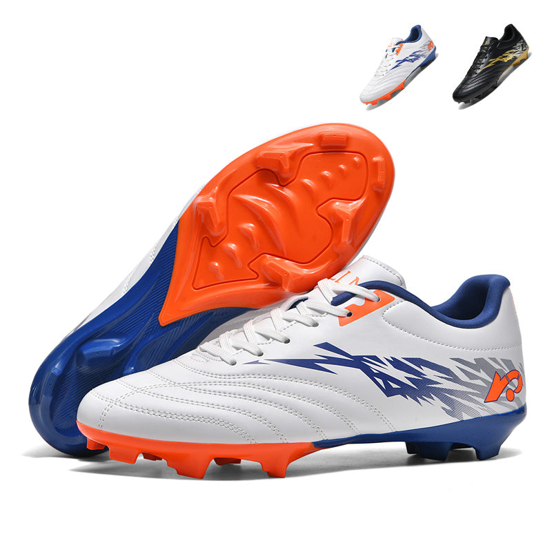 AG Soccer Cleats, Low‑Top Lace‑Up Artificial Grass Football Boots, Durable Synthetic Upper AG‑Stud Soccer Shoes for Adult & Youth Outdoor Artificial Turf Training & Matches-xile68001