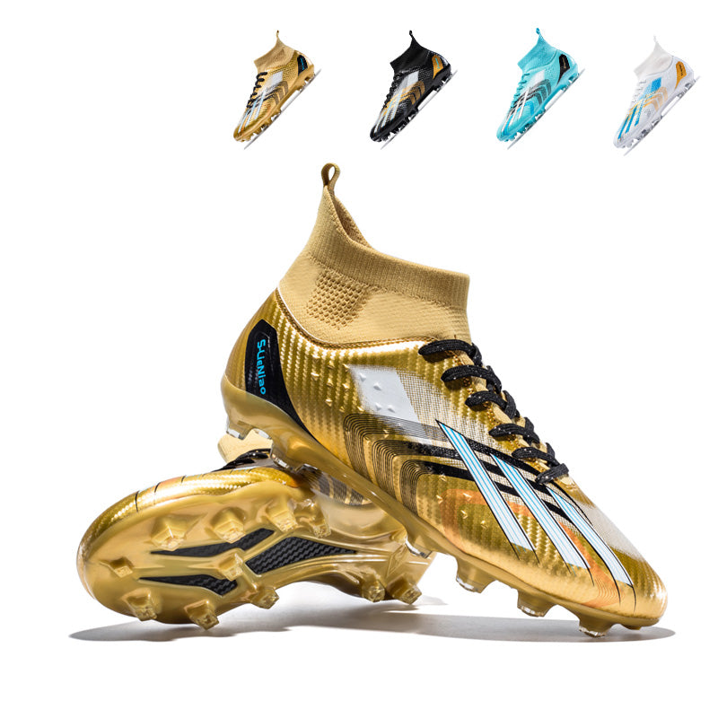 &nbsp;AG High-Top Soccer Cleats, S-LieNiao Artificial Grass Football Boots, Breathable Knit Collar Training Sneakers for Synthetic Turf (Multiple Colors)-Yinzu-xc24