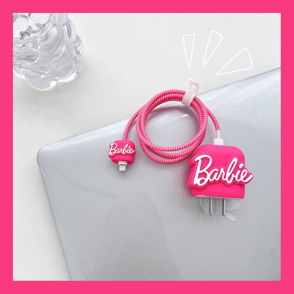 Barbie Apple Charger And Charging Cable Protector